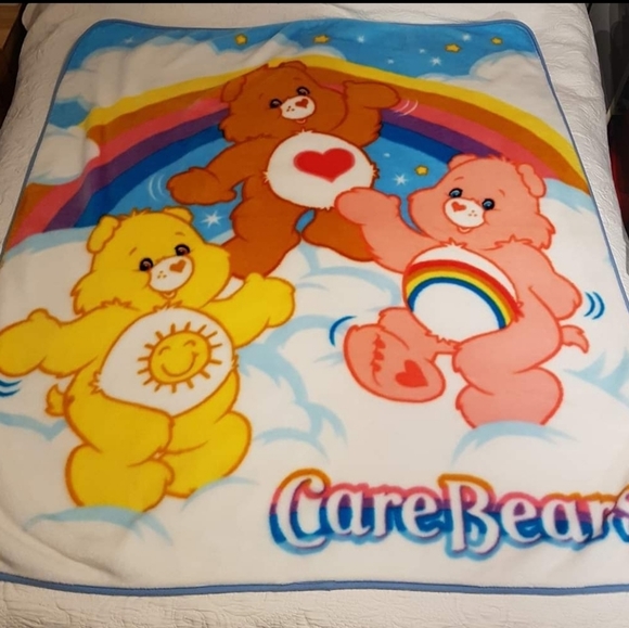 unidentified Bedding Care Bears Vintage Plush Blanket Poshmark